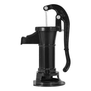 Pompe à eau manuelle en fonte antique modèle D0100X38RZ6, hauteur de refoulement maximale de 25 pieds, raccord NPT 1-1/4, installation facile, ancienne - Product Image 1