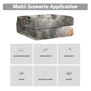 Mantas de Franela de Schnauzer, Súper Suaves y Cálidas, Manta para Perros y Cachorros, para Bebés, Sofá, Silla, Cama, Oficina, Lindo Schnauzer - Product Image 3