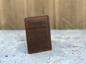 Custom Genuine Leather <b>Card</b> Holder Portable Minimalist Credit <b>Card</b> Pocket <b>Case</b> RFID <b>Business</b> Wallet LCH-0195 - Product Image 1