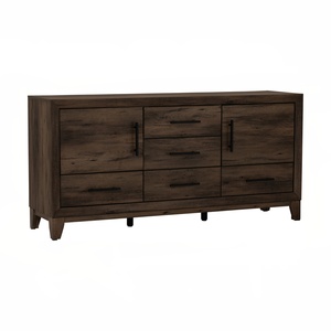 Modern 1.6M <b>Sideboard</b> Malaysian Oak Wooden <b>Storage</b> Cabinet Drawer <b>Sideboard</b> for Apartment and Hotel - Product Image 1