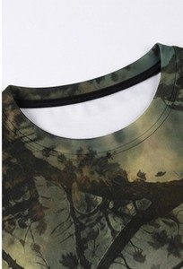 Camiseta Gráfica de Halloween al por Mayor, Personalizada, de Algodón, Unisex, Corte Regular, Cuello Redondo, Manga Corta, Estilo Casual, para Fiestas - Product Image 4