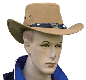 Sombrero Vaquero Occidental de Cuero Genuino HMB-906C, Color Marrón Antiguo, Alta Calidad, Grabado, Unisex, para Todas las Estaciones - Product Image 5