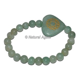Pulsera ovalada de cuentas de sodalita natural de los siete chakras – Joyería de piedras preciosas - Product Image 3