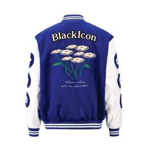 Blouson Bomber en Satin Personnalisé avec Patch Brodé, Style Vintage Letterman Varsity, Col Montant et Logo Avant pour Homme - Product Image 4