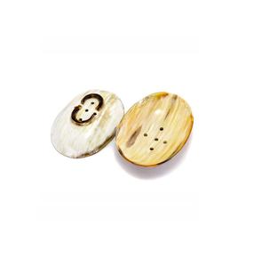 Soporte para Jabón de Cuerno de Buey Natural, Artesanía India, Altamente Pulido, con Drenaje, Accesorio de Baño de Buena Calidad - Product Image 4