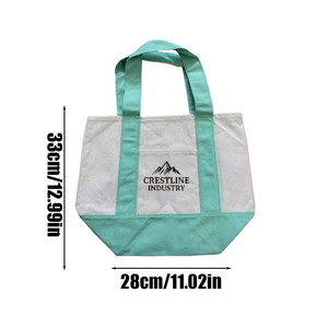 Large Custom Brand Nylon Tote Bag Minimalist Commuter Shoulder Bag Reusable Shopping Fashionable <b>Laptop</b> <b>Sleeve</b> Four Seasons Rope - Product Image 5