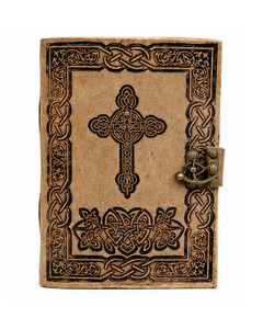 Custom Logo Leather Journal | Handmade Writing Diary Refillable Leather Notebook with Antique Lock | Sketchbook Journal Diary - Product Image 1