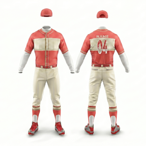 Top Quality Baseball Uniform Breathable Fabric Lightweight Comfortable Fit Baseball Uniform Ideal For Training <b>Matches</b> And Team - Product Image 5