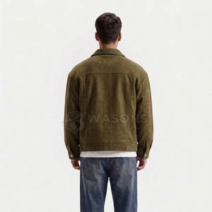 Chaqueta de ocio suave y cálida para otoño e invierno para hombre, chaqueta tipo camionero para aventura, chaqueta de bajo MOQ en venta. - Product Image 6