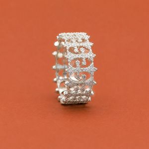 Anillo de Plata con Cruz de Moissanita Estilo Hip Hop, Joyería de Lujo Unisex, Regalo - Product Image 2