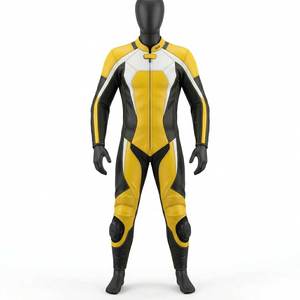 Traje de Motociclista Unisex OEM de Alta Calidad, Chaqueta y Pantalón de Cuero Transpirable para Pilotos, Color Personalizado, Verano - Product Image 1