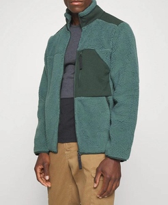 New Custom Design Sherpa Polar <b>Fleece</b> Winter Stand Collar Varsity <b>Jacket</b> for Women & Men - Product Image 3