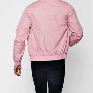 เสื้อแจ็คเก็ตบอมเบอร์ผู้ชายแบบซิป แขนจั๊มพ์ ปลายเสื้อแบบริบ  ลำลอง สวมใส่กลางแจ้ง น้ำหนักเบา ทันสมัย เสื้อคลุมแจ็คเก็ต  เสื้อแจ็คเก็ตผู้ชาย - Product Image 5