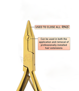 Herramientas de Extensión de Cabello de Plasma Negro de Calidad Premium, Pinzas de Extensión de Cabello de Acero Inoxidable, Pinzas de Peinado con Logotipo Personalizado - Product Image 6