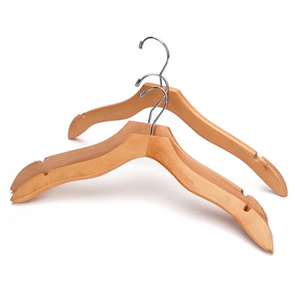 Customized logo Acacia Wood <b>Hanger</b> For your Home Storage Organizer Clothes Hanging <b>Hanger</b> With Amazing price - Product Image 3