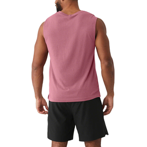 Camiseta Deportiva sin Mangas de Alta Calidad con Logotipo Personalizado, Camiseta Deportiva Transpirable para Hombre, para Entrenamiento, Running - Product Image 4