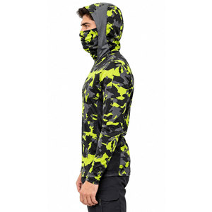 Chemises de pêche haute performance UPF50+ en polyester, anti-UV, imperméables, séchage rapide, avec capuche - Product Image 2