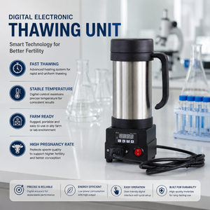 Dispositivo Electrónico Industrial NOVEL para Descongelación de Semen, 500 ml |   Unidad de Descongelación Digital con IA para Uso en Granjas de Cría de Ganado, Alta Tasa de Gestación - Product Image 5