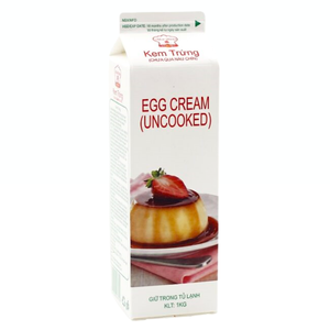 Manufacturer Top Seller HALAL <b>Non</b> <b>Dairy</b> Cream Vietnam OEM/ODM Vanilla Egg <b>Creamer</b> Uncooked Egg Cream 1KG Bakery Use Ship Global - Product Image 1
