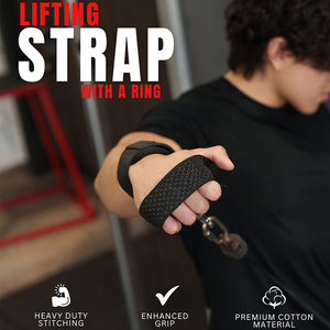 Sangles de levage antidérapantes avancées pour musculation, assistance à la préhension améliorée, séances d'entraînement intensives, sangle en néoprène à prix réduit - Product Image 3