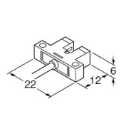 Pour PANASONIC Ultra-petit capteur photoélectrique en forme de U Micro PM-K24 optique - Product Image 1