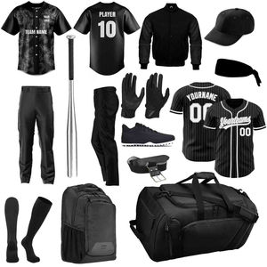 Uniforme de Béisbol Color Blanco, Paquete Completo con Nombre y Logotipo del Equipo Personalizados - Product Image 1