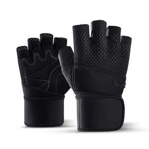 Custom Gym Weight Lifting Gloves Leather <b>Waterproof</b> Breathable Workout Fitness New Design Hand Sports Factory Direct - Product Image 2
