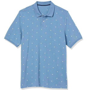 Chemises polo rouges bordeaux en gros, personnalisées, imprimées, respirantes, à manches courtes, en coton, pour hommes. - Product Image 6