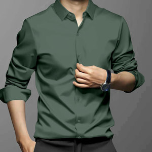 Camisas Casuales para Hombre de Diseño Moderno, 100% Algodón, Transpirables, de Alta Calidad, Corte Relajado, Elegantes para Uso Diario - Product Image 1