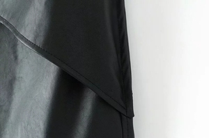 Wholesale Custom Logo <b>Women</b> Leather Skirt Shorts OEM Service Breathable Leather Shorts Casual Fit Leather Skirt Shorts <b>For</b> <b>Women</b> - Product Image 5