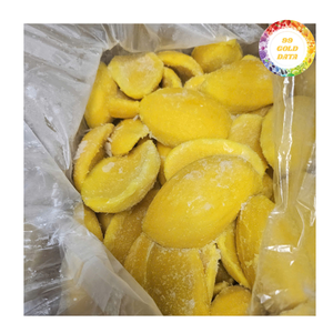 Mango Despulpado y Pelado, Congelado IQF, en Trozos Cortados a la Mitad, de Fábrica - Product Image 1