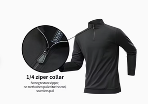 Active Wear Baggy Sports Tracksuit 1/4 Zipper Clothes Men Jogger Sets <b>Jacket</b> and Sweatpants 2 Piece Quick Dry Sports - Product Image 2