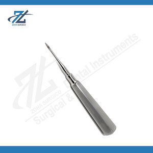 Elevador de Raíces Dentales Recto y Curvo de Acero Inoxidable, Instrumentos Quirúrgicos Dentales para Extracción de Dientes, Fabricante Pakistán - Product Image 2