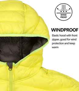 Unisex Hooded Thick Puffer Jacket with Custom Logo Design Waterproof & Breathable <b>Padded</b> Cotton Filling Streetwear Style - Product Image 6