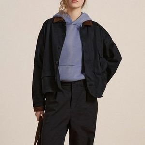 Sweat à capuche avec logo, délavé à l'acide, coupe oversize et carrée, pour homme, effet vieilli, avec strass et cristaux, en mélange de coton basique - Product Image 4