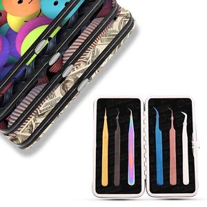Latest Collection of Beautiful Lash Printed Magnetic Case For Eyelash Tweezers <b>Storage</b> Case Lash Tweezers With Custom Logo - Product Image 3
