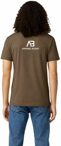 Camiseta de Manga Corta Casual para Hombre, Marca AMY, 100% Algodón, Cuello Redondo, Corte Regular, Frente Liso, Bordado Personalizado, Transpirable - Product Image 5