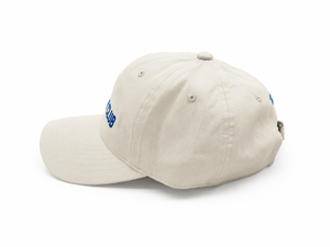 Gorra de Béisbol Bordada de 6 Paneles, Gorra con Visera Ajustable, Unisex, Tela de Sarga, Cierre de Hebilla Metálica, Color Beige - Product Image 1