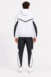 <b>Men</b> Hooded Waterproof Windbreaker <b>Jacket</b> Lightweight Zip Up <b>Running</b> Training <b>Jacket</b> Outdoor Sportswear - Product Image 3