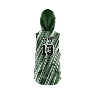 Conjunto de Jersey con Capucha y Pantalones Cortos de Fútbol Americano 7 contra 7, Personalizado con Colores, Nombres y Números del Equipo, Uniforme Deportivo - Product Image 4