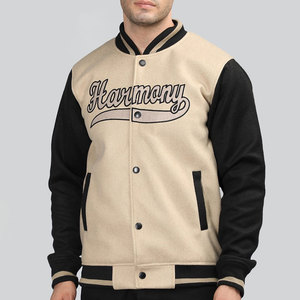 Letterman Jackets / Letter Award Jackets / High School Award Jackets Custom Name Chenille Patches Winter Plus Size Sheep Button - Product Image 1