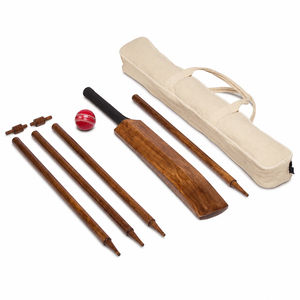 Set de Críquet de Madera Personalizado para Jardín con Bate de Madera con Acabado Antiguo para Promociones, Regalo de Navidad, Publicidad, Souvenir de Fábrica - Product Image 6