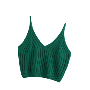 Women V Neck Sweater Outfits Ribbed Knitted Breathable Workout Sets High Waist Leggings Shorts Tank Crop <b>Top</b> Sport Gym - Product Image 1