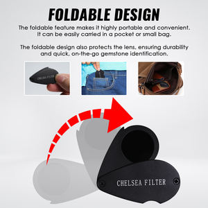 เครื่องกรองมรกตเชลซีแบบพกพา - เครื่องทดสอบอัญมณีโลหะแบบพับได้ขนาดพกพา - เครื่องมือตรวจสอบอัญมณีระดับห้องปฏิบัติการ - Product Image 6