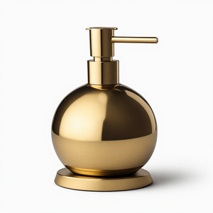 Dispensador de Jabón de Latón Vintage de Lujo, Diseñado para Decoración Clásica de Baños, con Elegante Artesanía y Rendimiento Duradero - Product Image 4