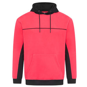 Sudadera con Capucha Roja para Hombre, Corte Regular, Informal, con Bolsillo Delantero, Tejido Transpirable de Felpa Francesa - Product Image 4