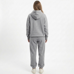Conjunto Deportivo Casual para Mujer, Talla Grande, Corte Ajustado, Estampado, Ecológico, Transpirable, Sudadera con Capucha y Pantalones Jogger - Product Image 3