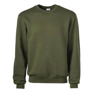 Sweat-shirt classique pour homme en molleton mi-lourd, col rond, confortable, mélange de coton, pull chaud, streetwear décontracté, mode - Product Image 1