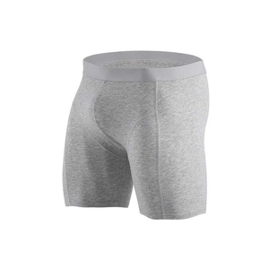 High Quality Men Solid Spandex/<b>Polyester</b> Knitted Stretch Breathable Quick Dry High-Rise Briefs <b>Boxers</b> Shorts Open Fly Pouch - Product Image 2