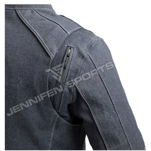 OEM ODM Fashion Streetwear Motorcycle Female <b>Jacket</b> Coats 100% <b>Denim</b> Fabric <b>Crop</b> Windproof <b>Jacket</b> For Women Slim-Fit - Product Image 4